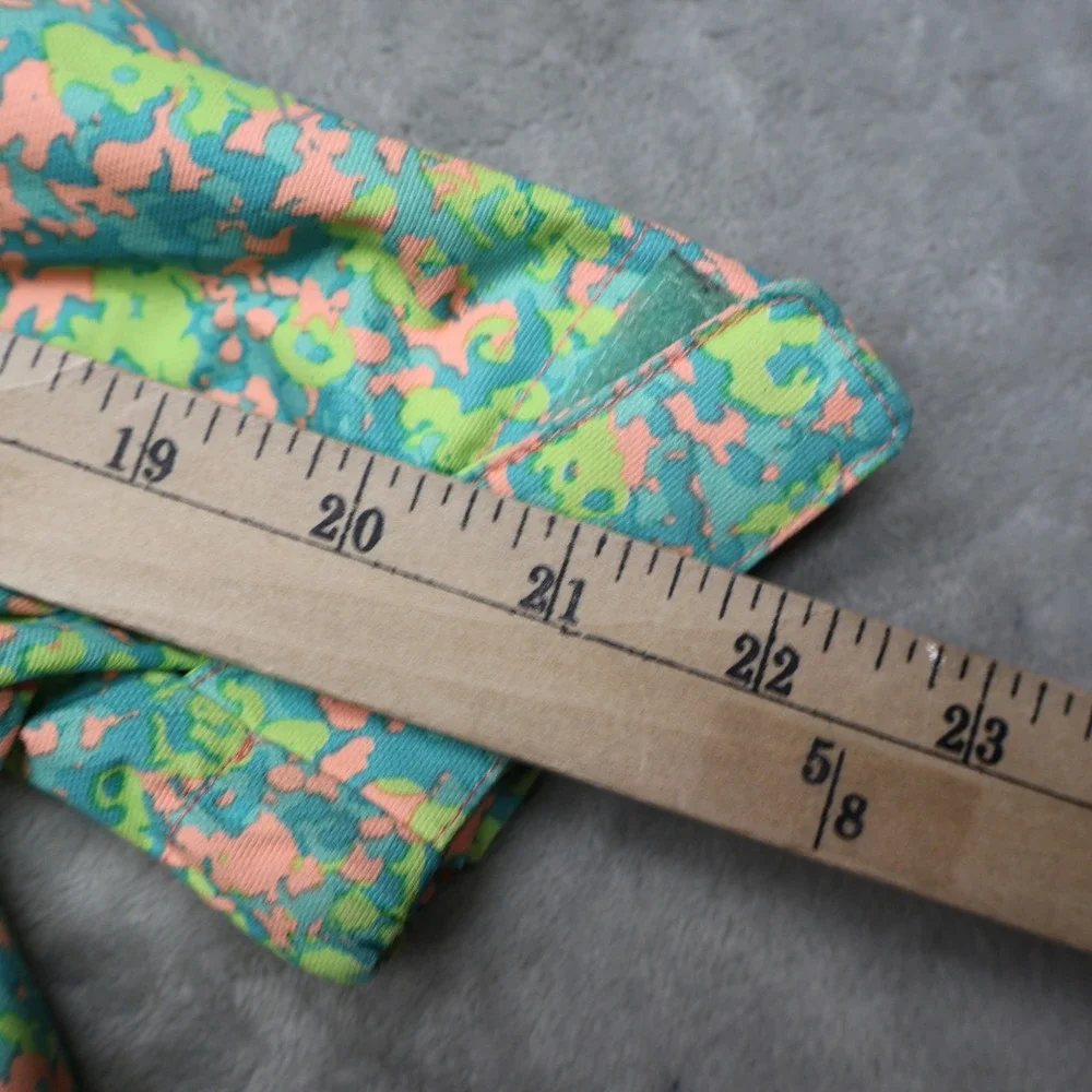 Columbia Jacket Girls Large 14/16 Green Bugaboo II Floral Print Full Zip Winter‎